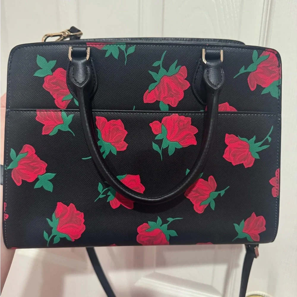 NWOT Kate Spade Madison Rose Toss Printed Medium Satchel - Picture 10 of 10